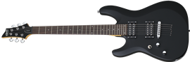 Schecter DIAMOND SERIES C-6 Deluxe Satin Black  Left Handed 6-String Electric Guitar 2022
